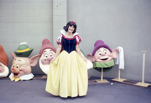 60's Disneyland backstage