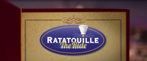 Disneyland Paris Ratatouille the ride walt disney studios logo