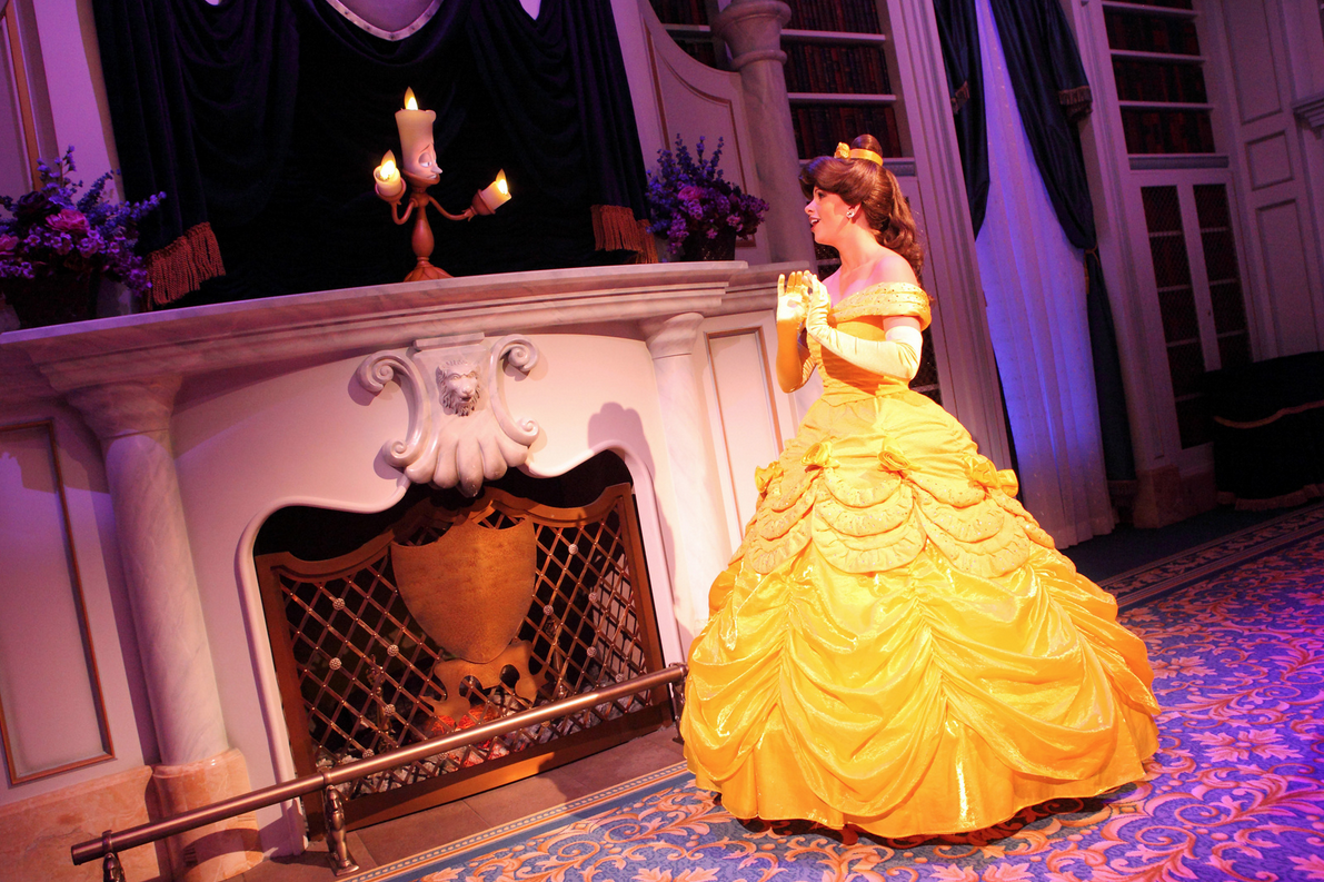 enchanted tales with belle meet n greet walt disney world