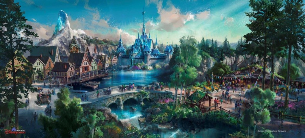 Concept art: Hong Kong Disneyland